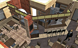 Interiér restaurace